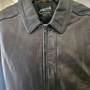 Super Soft Black Genuine Leather Jacket for Men